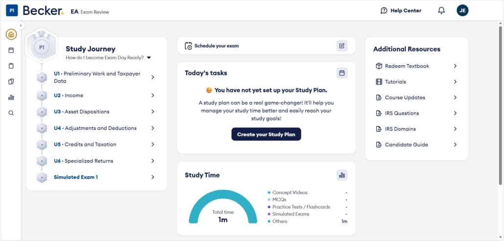 Becker EA study journey